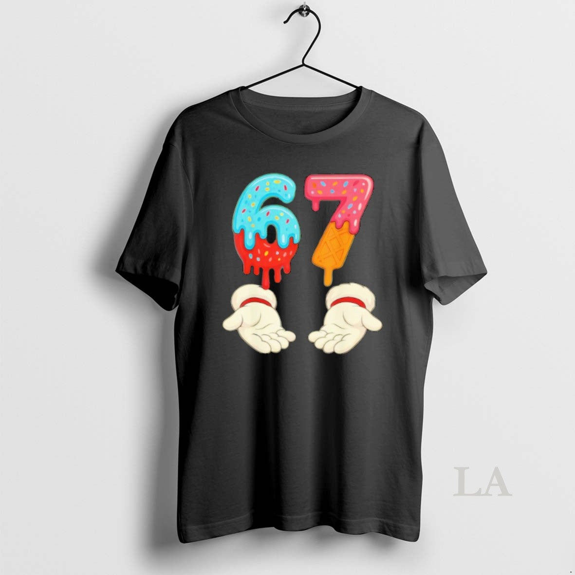 Original Funny Six Seven 6 7 Meme Christmas Ice Cream Drip Xmas Santa - clothing by TeeHivey.com
