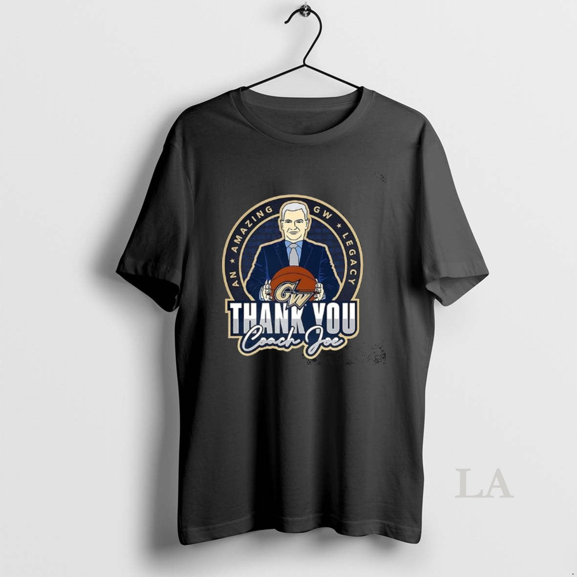 Original George Washington Basketball Thank You Coach Joe - clothing by TeeHivey.com