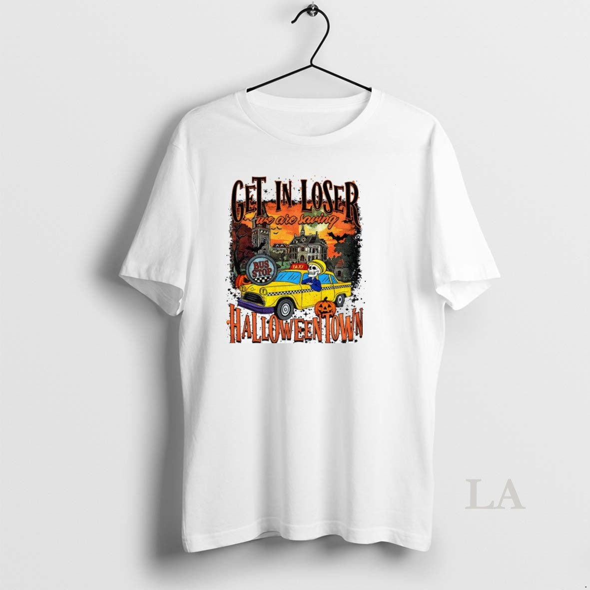 Original Get In Loser We Are Saving Bus Stop Halloween - clothing by TeeHivey.com