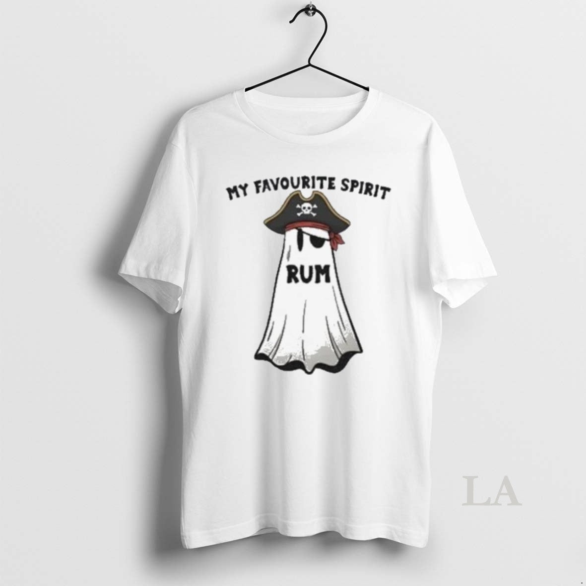 Original Ghost My Favourite Spirit Rum 2025 - clothing by TeeHivey.com