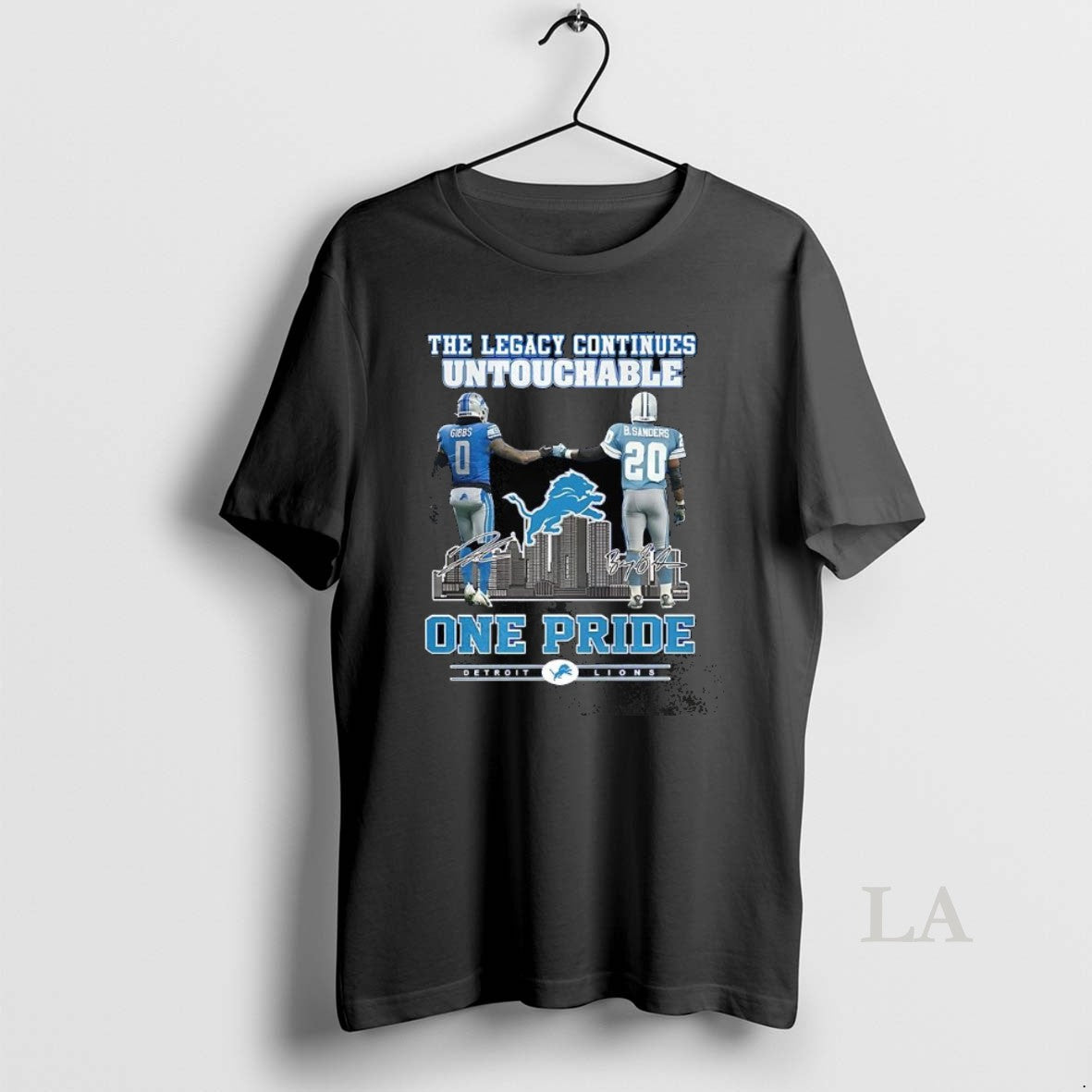 Original Gibbs And Sanders Detroit Lions One Pride The Legacy Continues Untouchable 2025 - clothing by TeeHivey.com