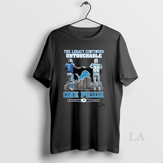 Original Gibbs And Sanders Detroit Lions One Pride The Legacy Continues Untouchable 2025 - clothing by TeeHivey.com