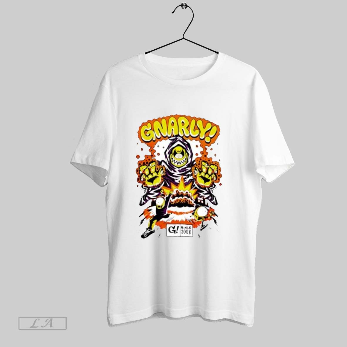 Original Gnarly Since 2008 Monster Character Streetwear - clothing by TeeHivey.com