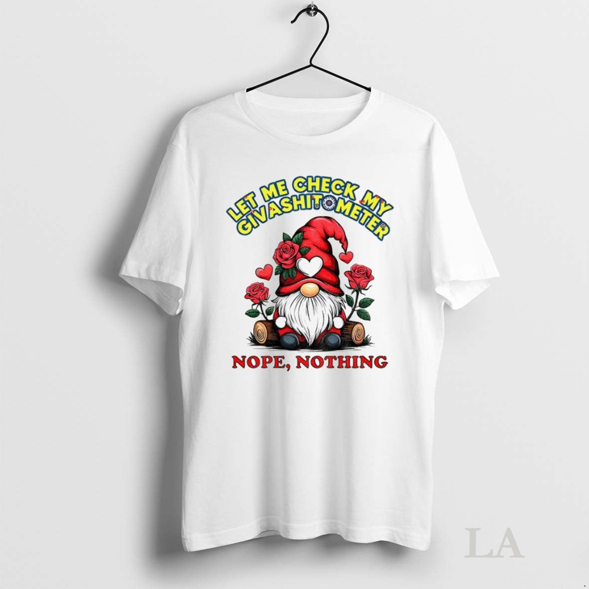 Original Gnome Let Me Check My Giveashitometer Nope Nothing - clothing by TeeHivey.com