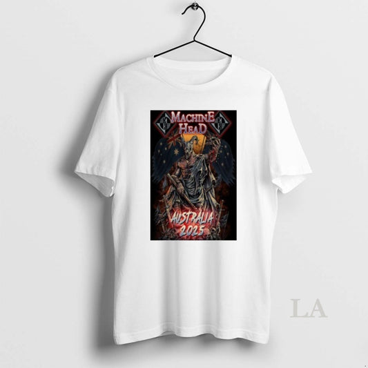 Original Goat Skull Fall Tour 2025 Machine Head Flag - clothing by TeeHivey.com