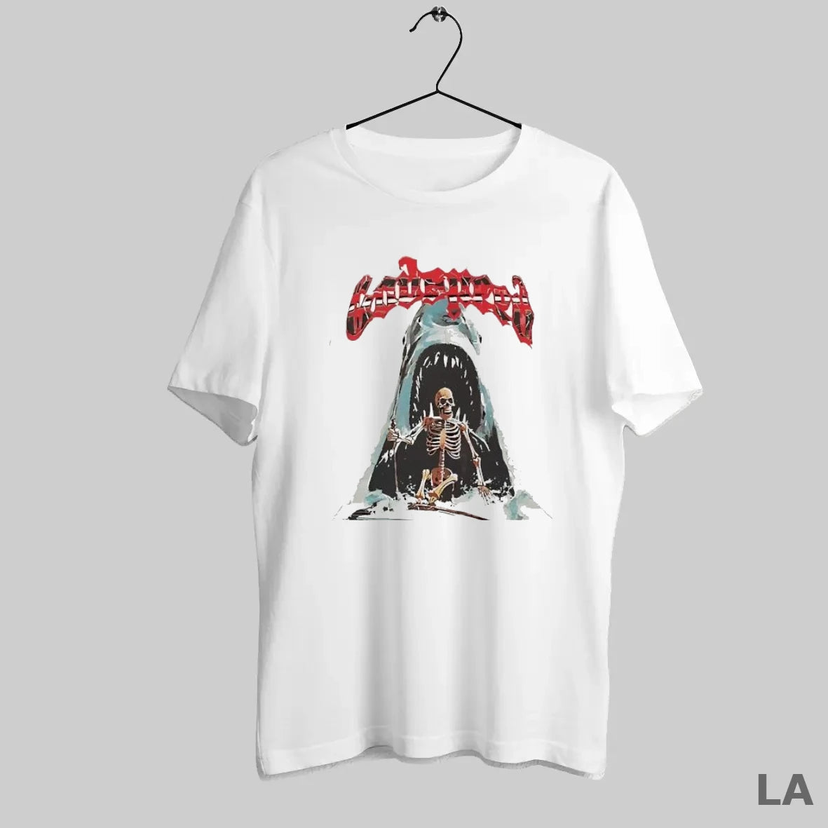 Original Godspeed Night Drive Skeleton Shark Jaw Behind Retro - clothing by TeeHivey.com