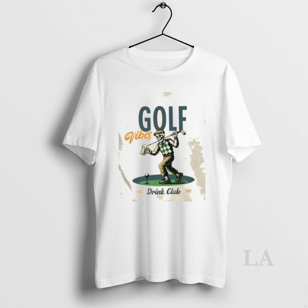 Original Golf Vibe Drink Club Skeleton Golf - clothing by TeeHivey.com
