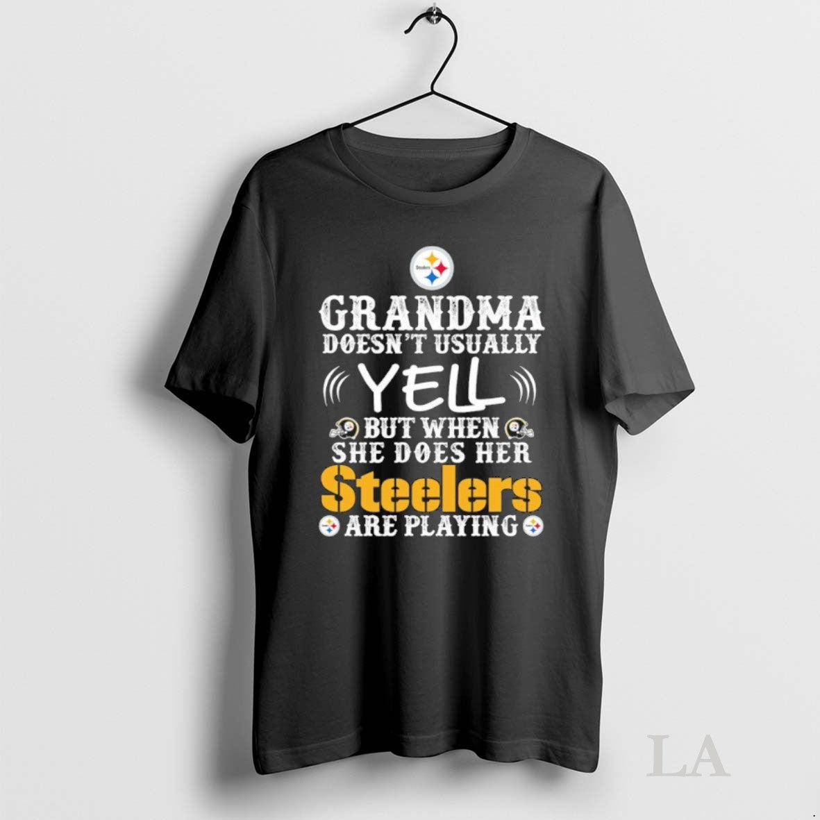 Original Grandma Doesnt Usually Yell But When She Does Her Steelers Are Playing