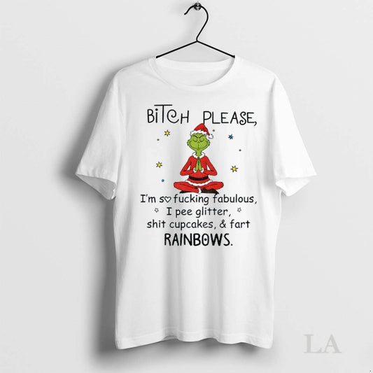 Original Grinch Santa Hat Bitch Please Im So Fucking Fabulous I Pee Glitter Shit Cupcakes
