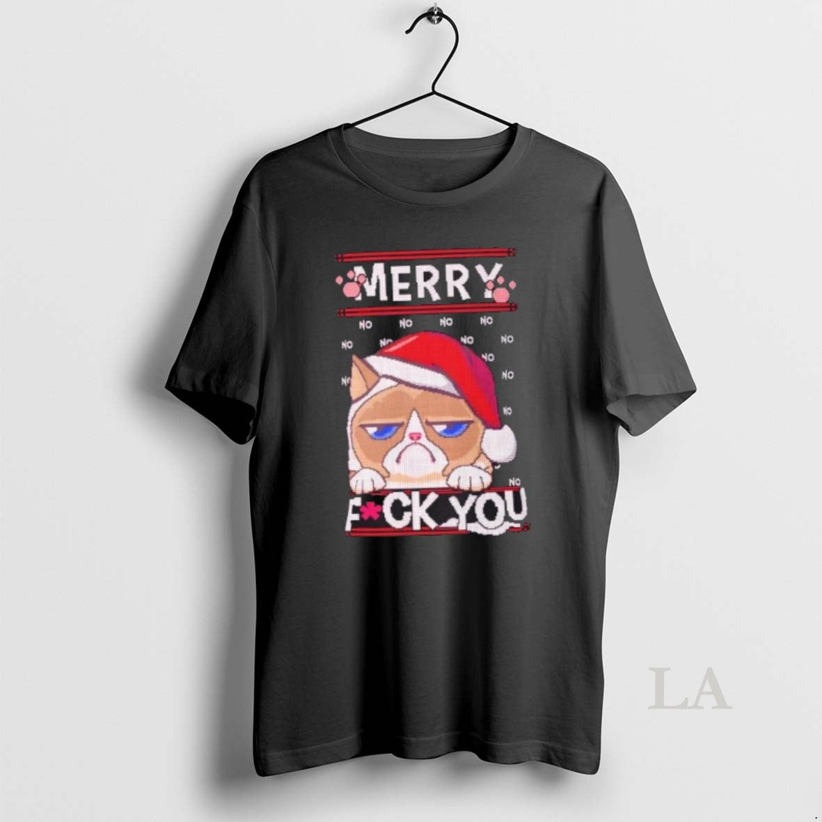 Original Grumpy Cat Ugly Christmas Pixel Art Holiday - clothing by TeeHivey.com