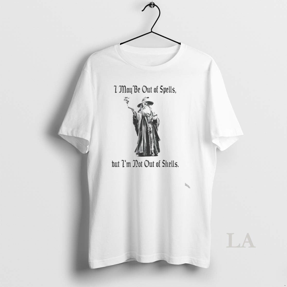 Original Gun Wizard I May Be Out Of Spells But Im Not Out Of Shells - clothing by TeeHivey.com