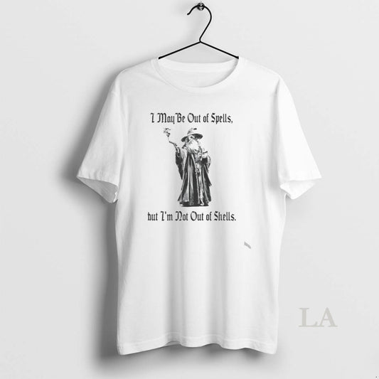 Original Gun Wizard I May Be Out Of Spells But Im Not Out Of Shells - clothing by TeeHivey.com