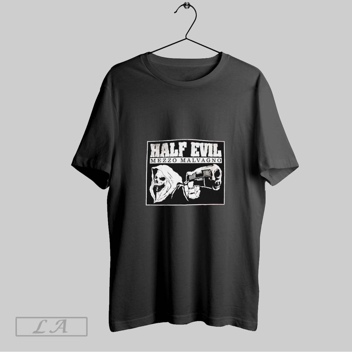 Original Half Evil Mezzo Malvagno Warning Shot T Shirts