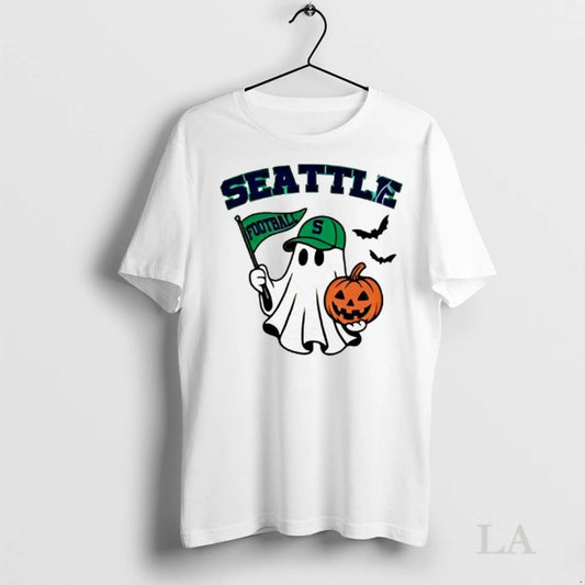 Original Halloween Ghost Seattle Mariners Football Flag Pumpkin Ladies