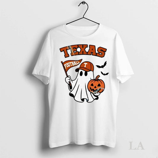 Original Halloween Ghost Texas Longhorns Football Flag Pumpkin Ladies