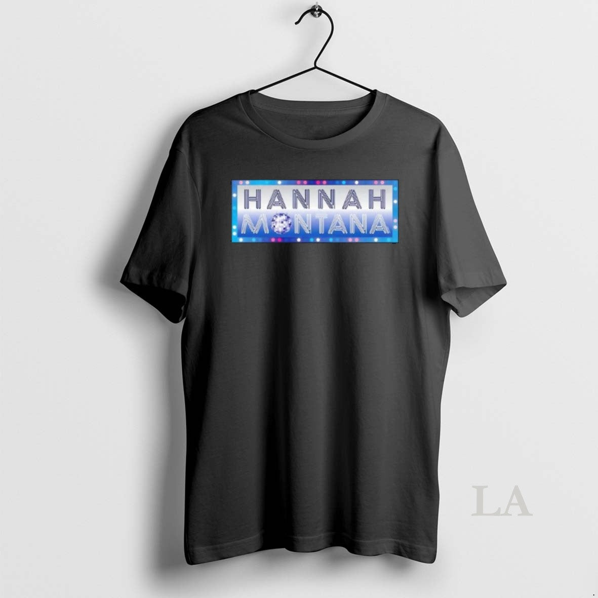Original Hannah Montana 20 Years Anniversary Disco Lights Billboard Logo Long Sleve