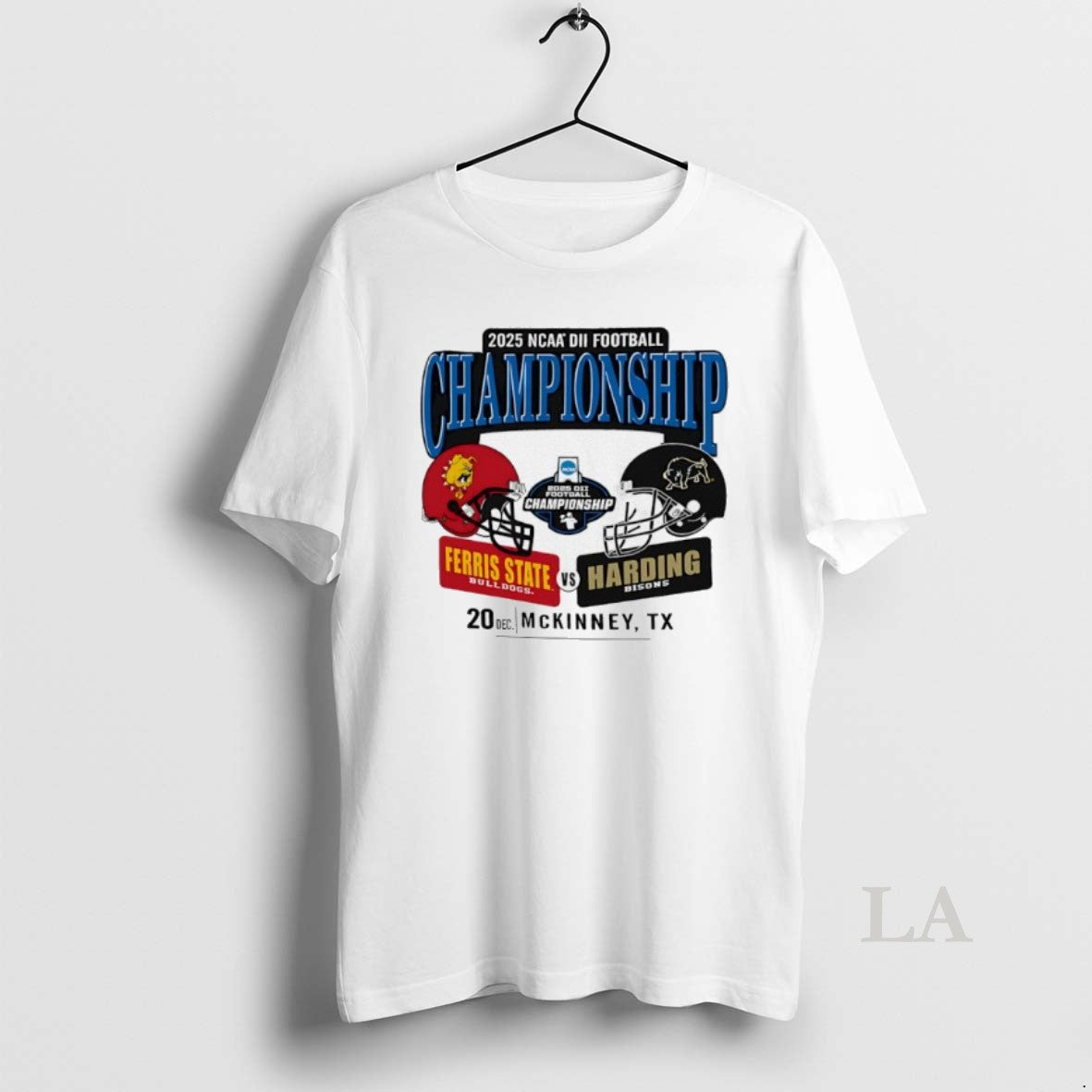 Original Harding Bisons Vs Ferris State Bulldogs 2026 Ncaa Division Ii Football Championship Game - clothing by TeeHivey.com