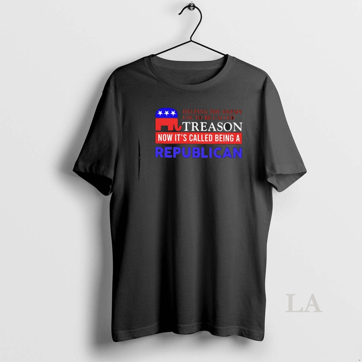 Original Helping The Enemy Used To Be Called Treason Now Its Called Being A Republican - clothing by TeeHivey.com