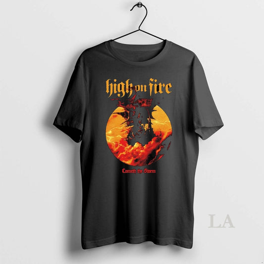 Original High On Fire Cometh The Storm Long Sleve - clothing by TeeHivey.com