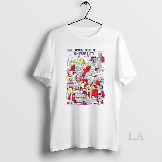 Original Homer Goes To Springfield University Class Of 93 Est 1952 Classic Cartoon - clothing by TeeHivey.com