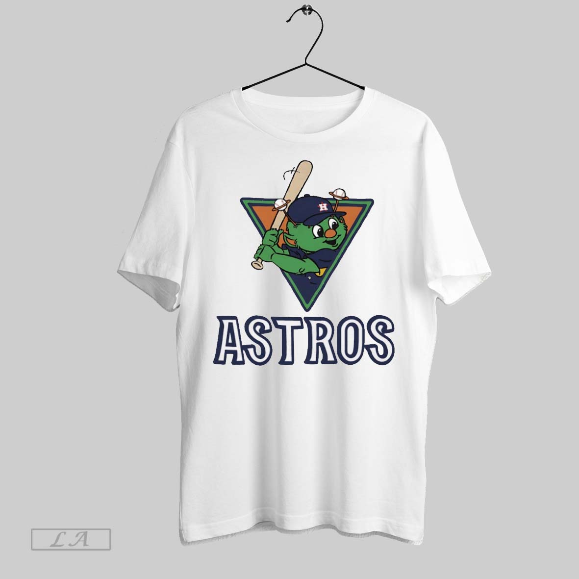 Original Houston Astros Orbit Mascot Slugger Swing - clothing by TeeHivey.com