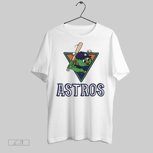 Original Houston Astros Orbit Mascot Slugger Swing - clothing by TeeHivey.com