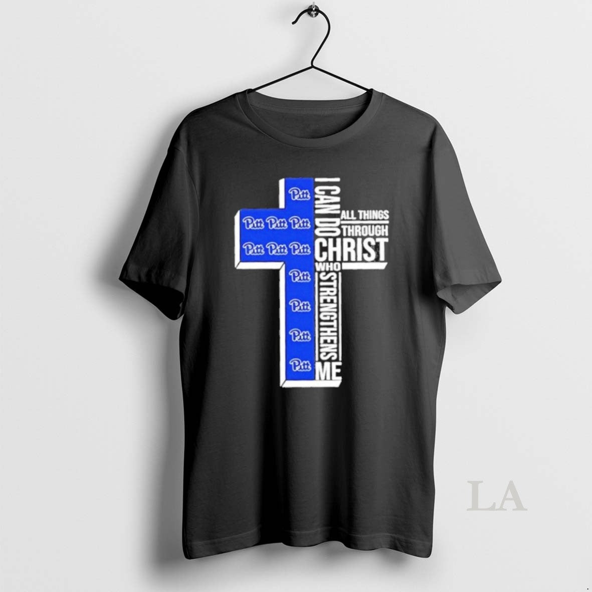 Original I Can Do All Things Through Christ Who Strengthens Me Pittsburgh Panthers Football Cross - clothing by TeeHivey.com