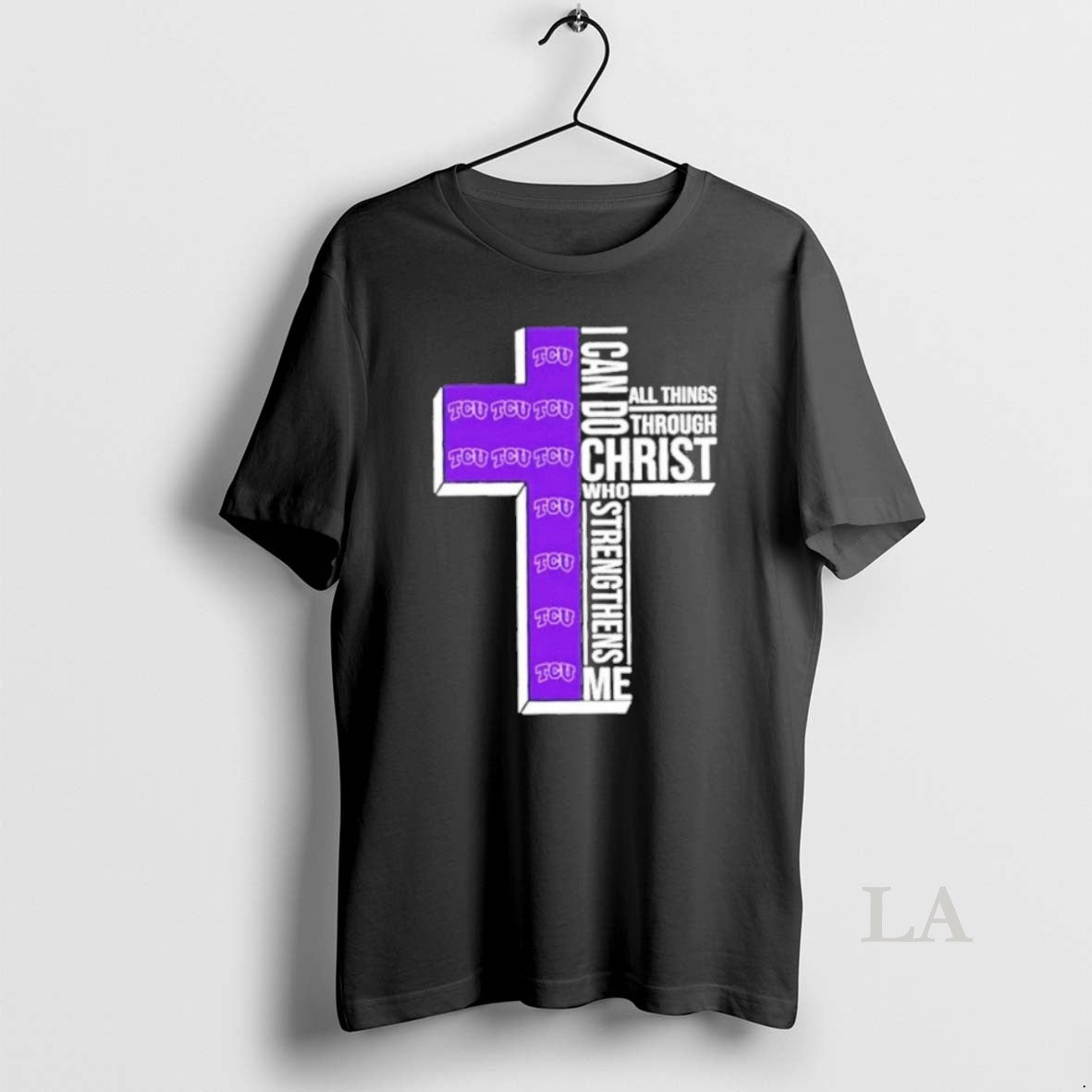 Original I Can Do All Things Through Christ Who Strengthens Me Tcu Horned Frogs Football - clothing by TeeHivey.com