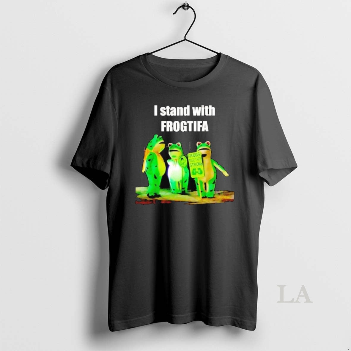 Original I Stand With Frogtifa Portland Frog Long Sleve - clothing by TeeHivey.com