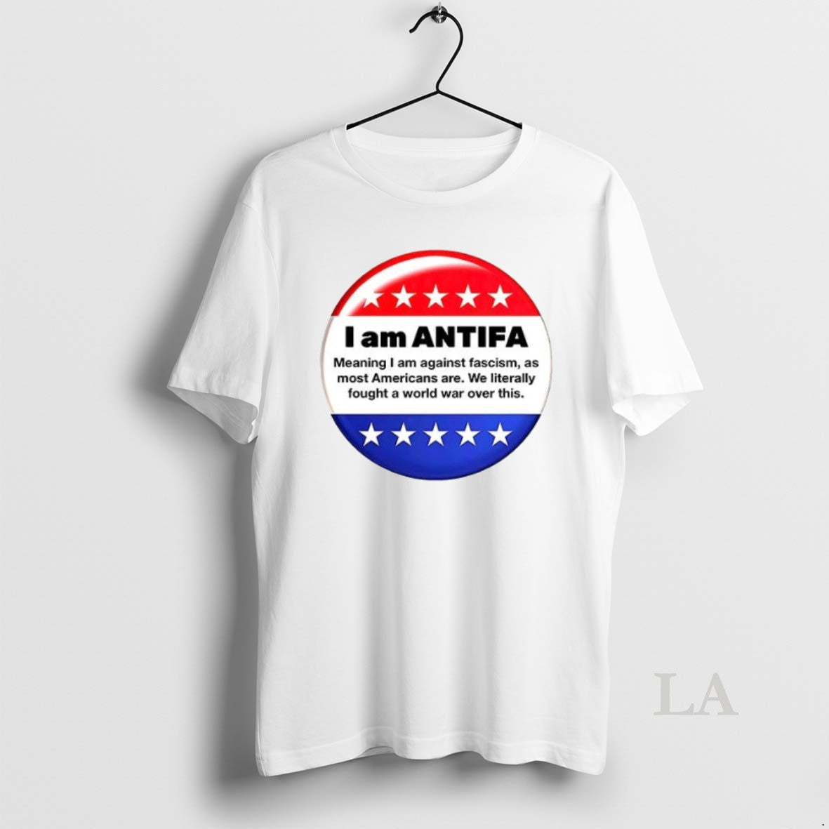 Original I Am Antifa Meaning I Am Against Fascism As Most Americans Are Ceramic Ceramic - clothing by TeeHivey.com