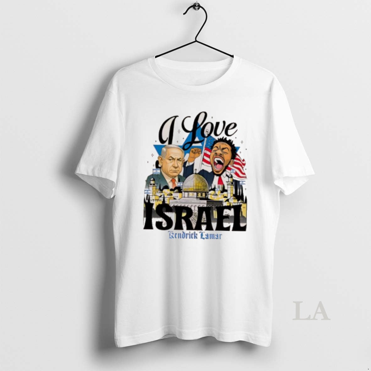 Original I Love Israel Kendrick Lamar - clothing by TeeHivey.com