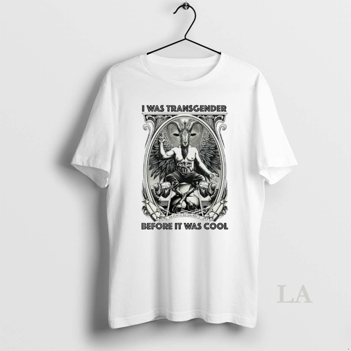 Original I Was Transgender Before It Was Cool Baphomet - clothing by TeeHivey.com