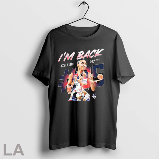 Original Im Back Azzi Fudd Uconn Huskies Basketball Ncaa Signature - clothing by TeeHivey.com