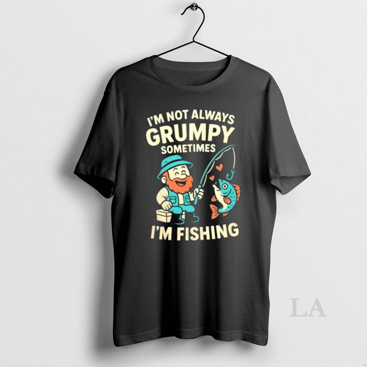 Original Im Not Always Grumpy Sometimes Im Fishing - clothing by TeeHivey.com