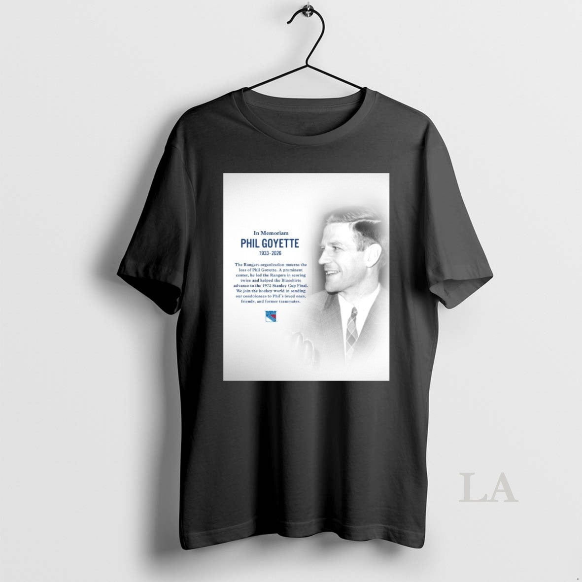 Original In Memoriam Phil Goyette 1933 2026 New York Rangers - clothing by TeeHivey.com