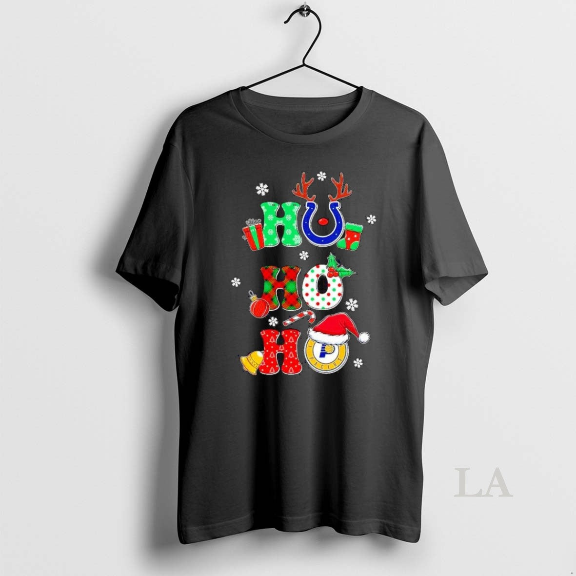 Original Indiana Sports Teams Colts And Pacers Ho Ho Ho Christmas - clothing by TeeHivey.com