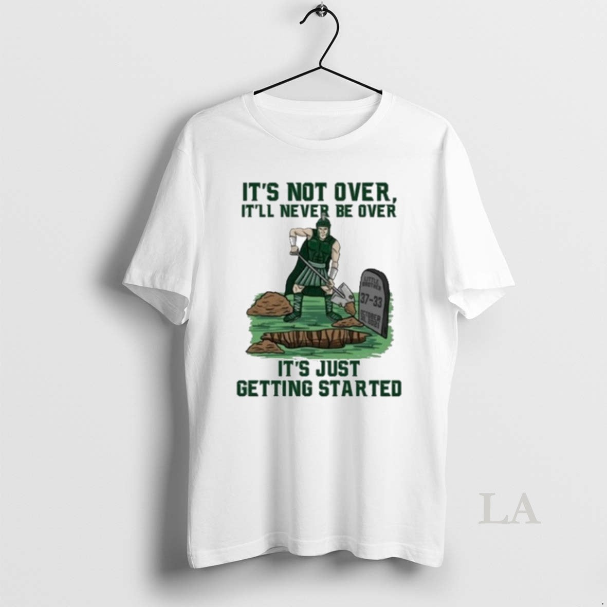 Original Its Not Oven Itll Never Be Over Its Just Getting Started - clothing by TeeHivey.com