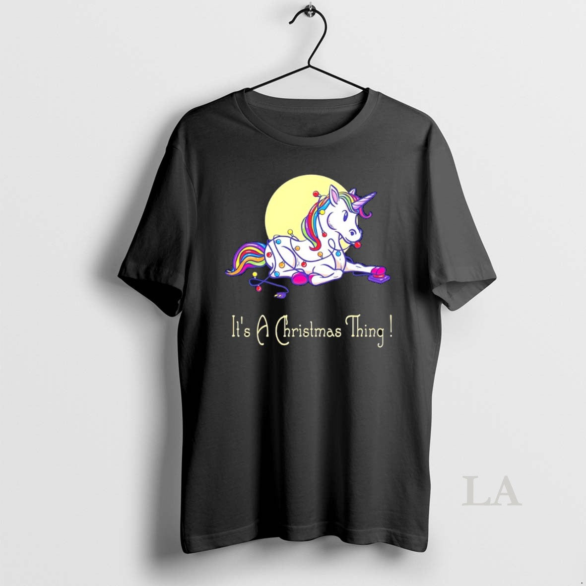 Original Its A Christmas Thing Unicorn Lights Funny Holiday - clothing by TeeHivey.com