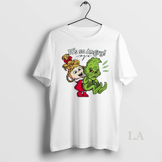 Original Its So Angry Cindy Lou Who And The Grinch White - clothing by TeeHivey.com