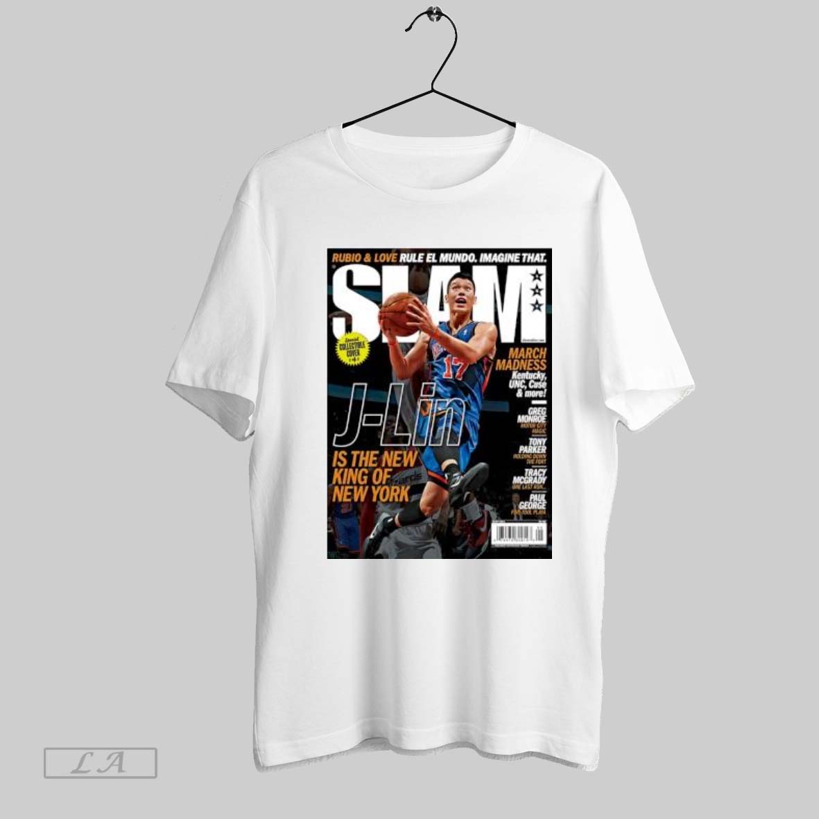 Original J Lin Is The New King Of New York Basketball - clothing by TeeHivey.com