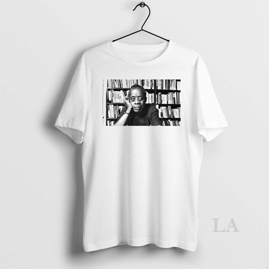 Original James Baldwin Library Portrait - clothing by TeeHivey.com