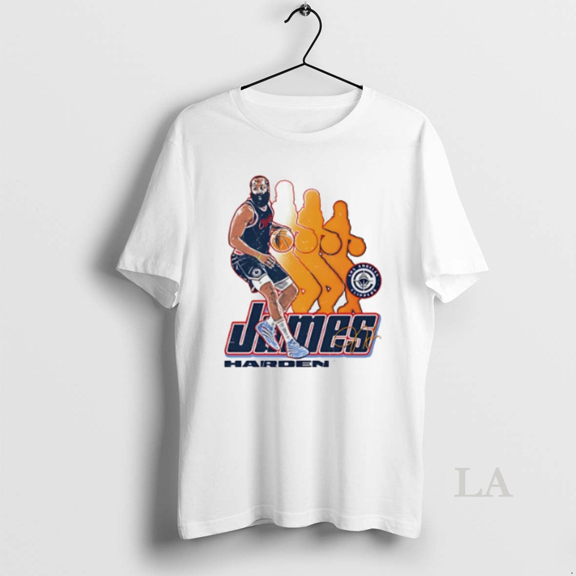 Original James Harden Los Angeles Clippers Signature Retro - clothing by TeeHivey.com