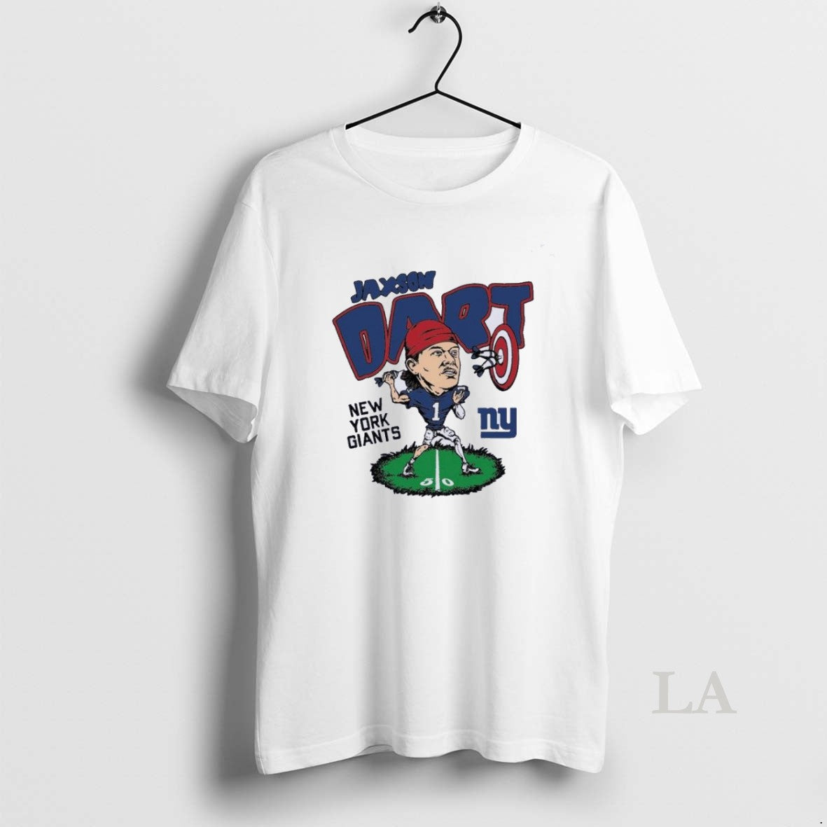 Original Jaxson Dart New York Giants Caricature - clothing by TeeHivey.com