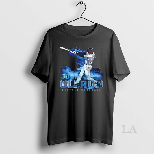 Original John Olerud 5 Seattle Mariners Baseball Grunge Swing - clothing by TeeHivey.com
