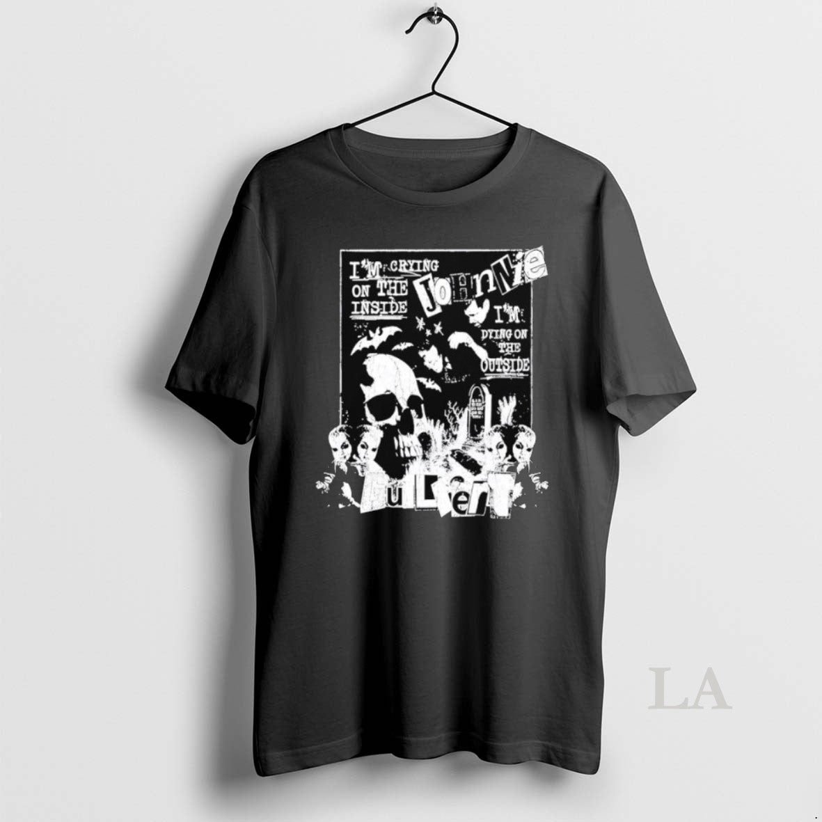 Original Johnnie Guilbert Collage Im Crying On The Inside - clothing by TeeHivey.com