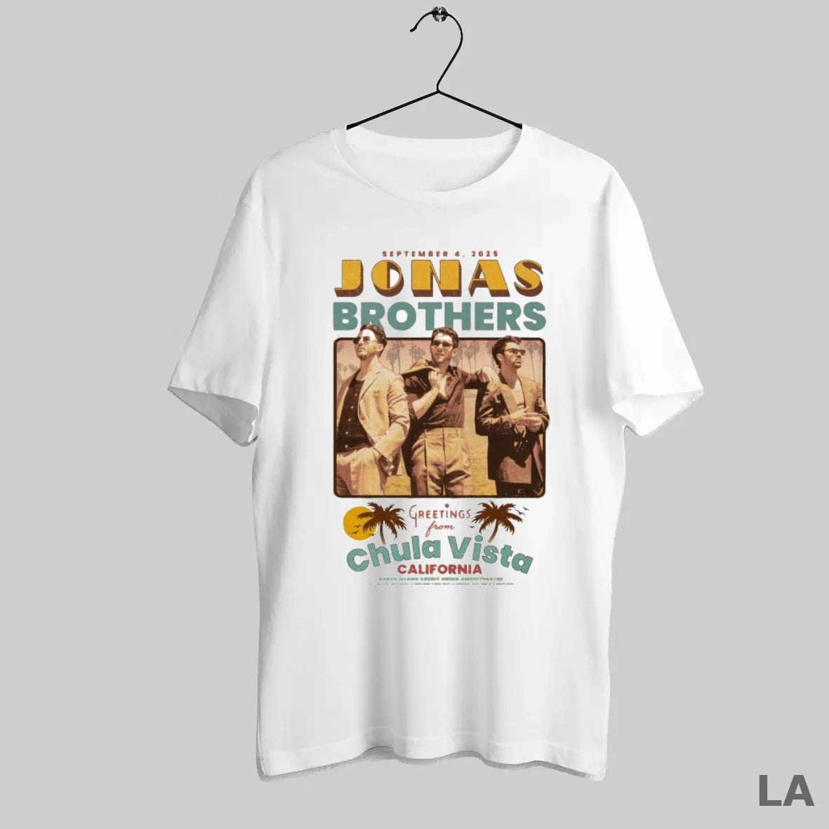 Original Jonas Brothers Greetings From Chula Vista Ca 04 Sep 2025 - clothing by TeeHivey.com