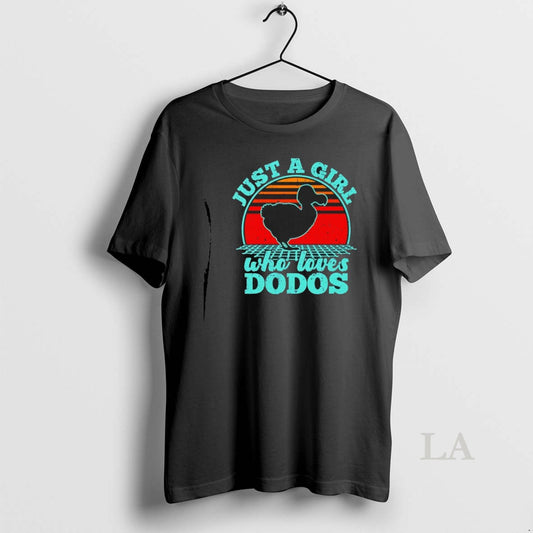 Original Just A Girl Who Loves Dodos Sunset - clothing by TeeHivey.com