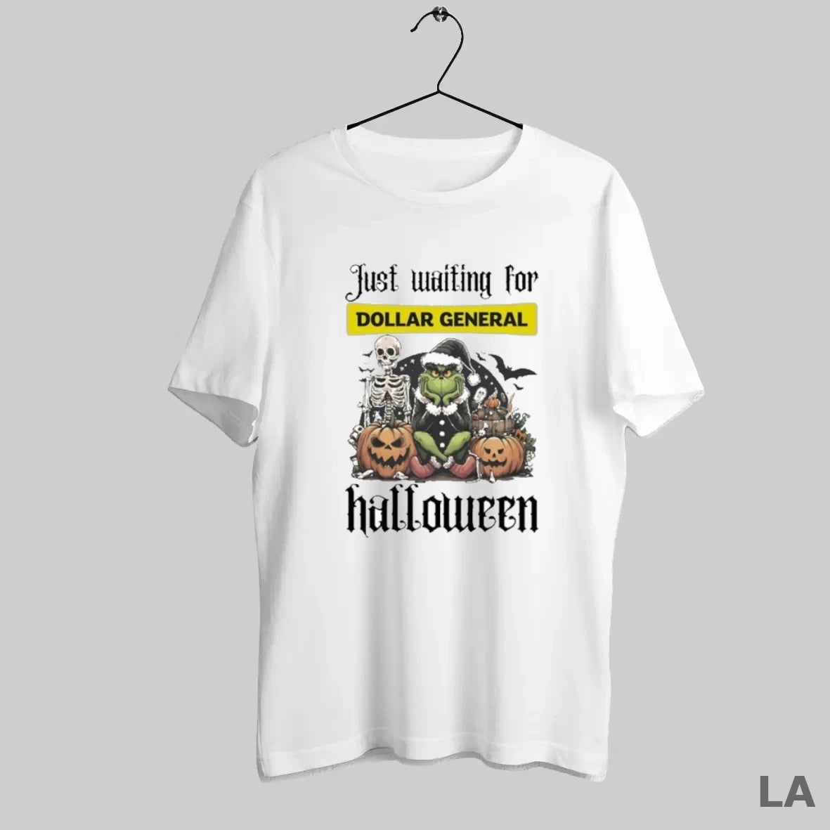 Original Just Waiting For Dollar General Santa Grinch Halloween 2025 - clothing by TeeHivey.com