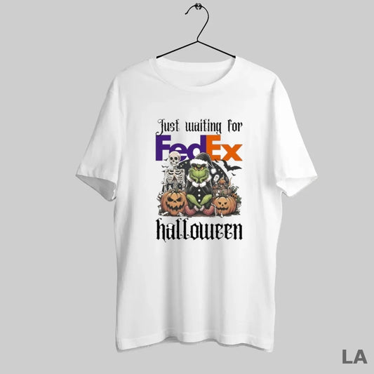 Original Just Waiting For Fedex Santa Grinch Halloween 2025 - clothing by TeeHivey.com