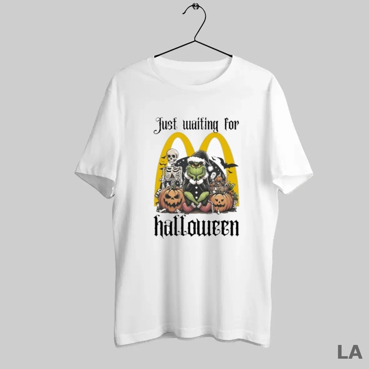Original Just Waiting For Mcdonalds Santa Grinch Halloween 2025 - clothing by TeeHivey.com